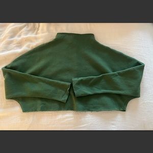 UO Silence+Noise Cropped green sweater M